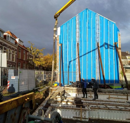 Rozenprieel Storten Van Fundering