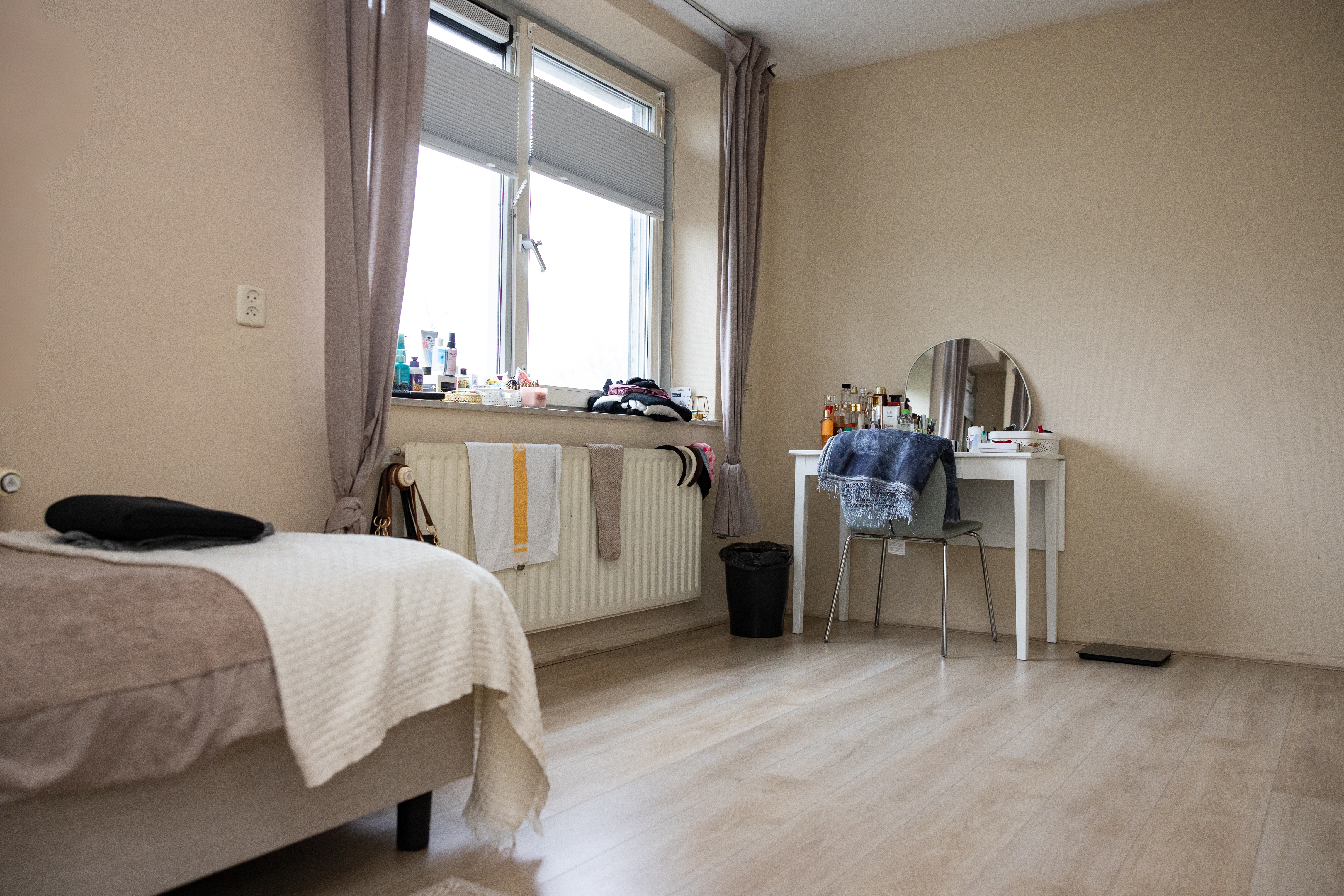 Iedereen heeft een eigen slaapkamer in de Selma Lagerlöfflat 