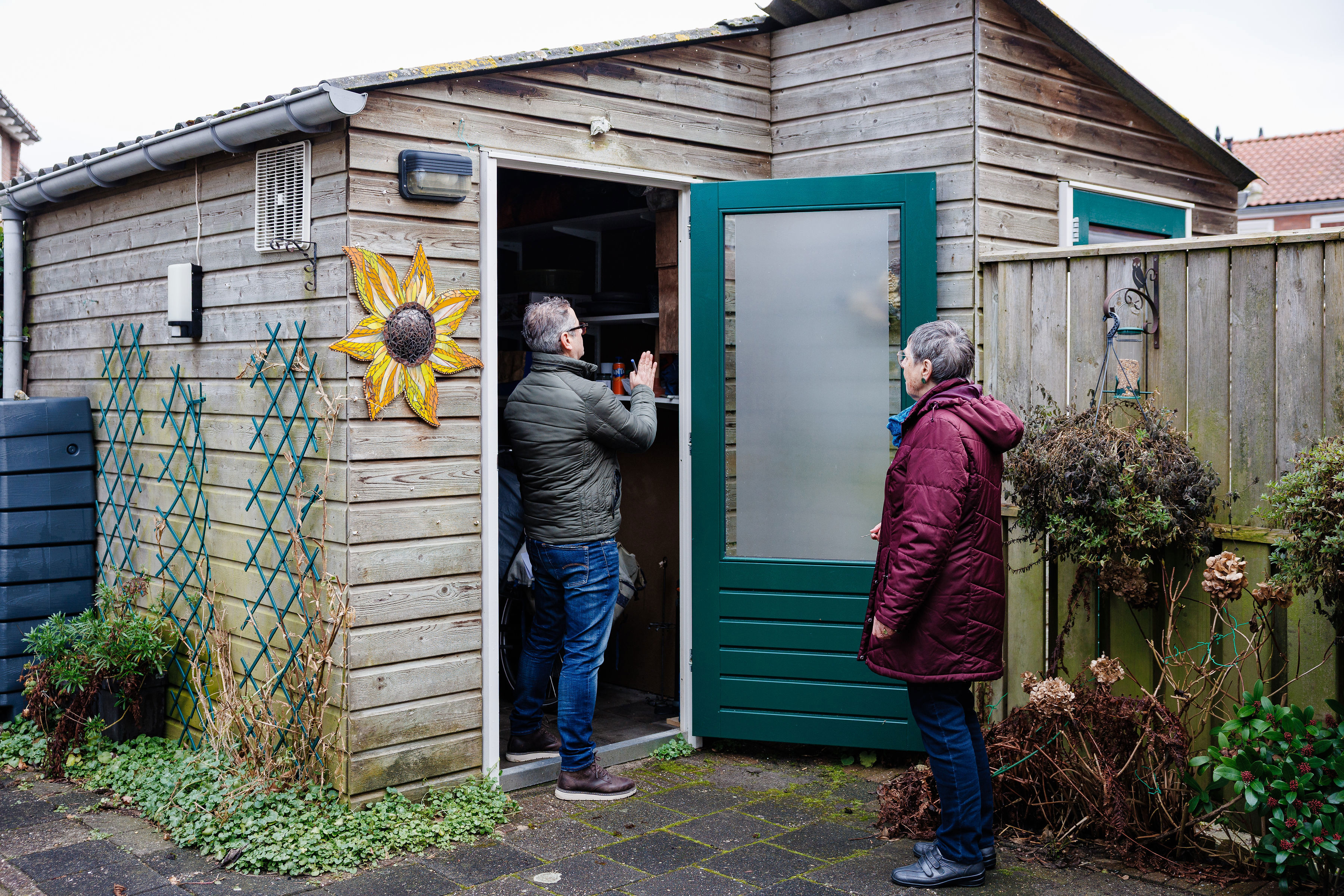 Een reparatieverzoek in uitvoering