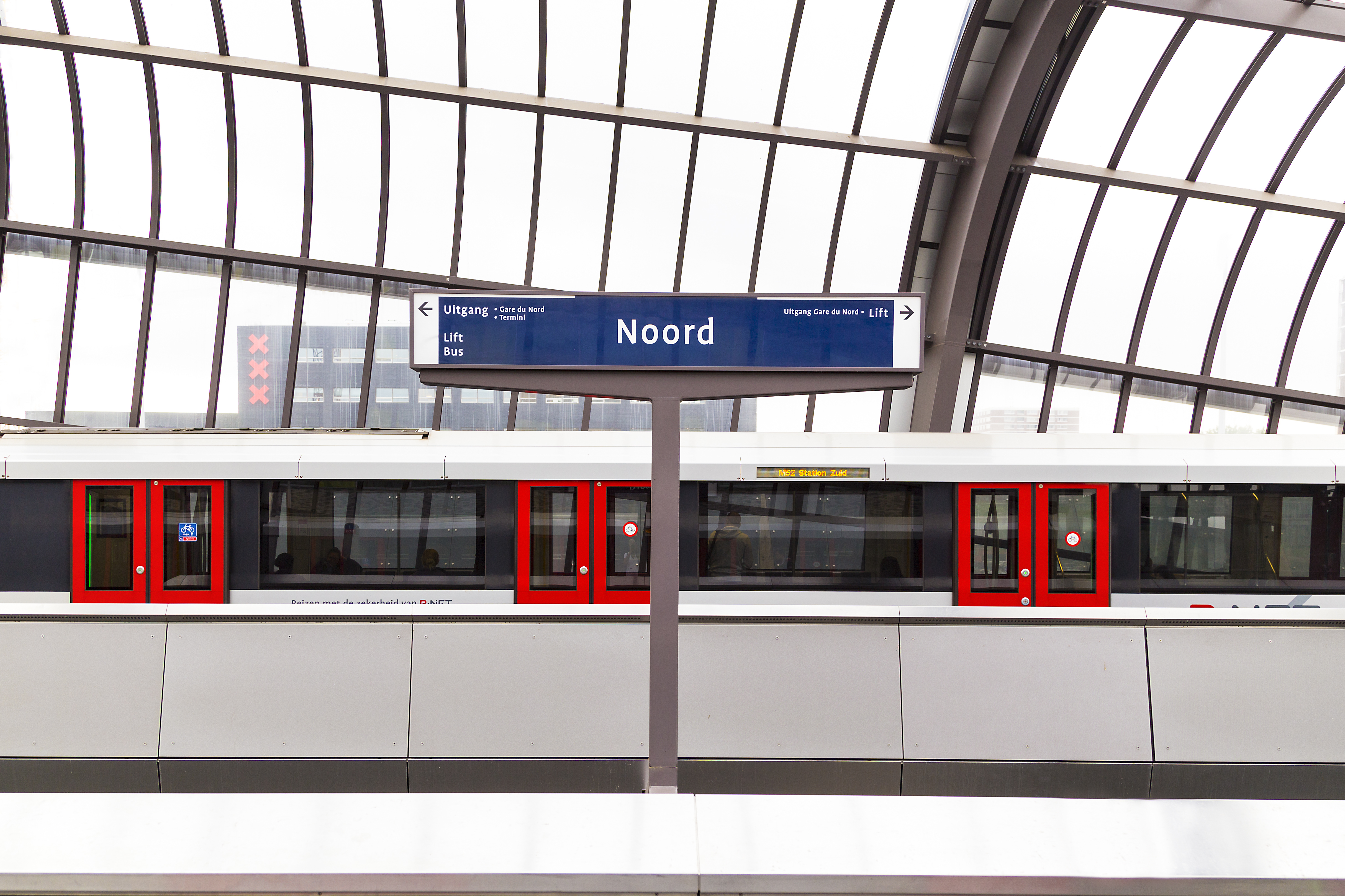 Metrohalte Noord Noord/Zuidlijn