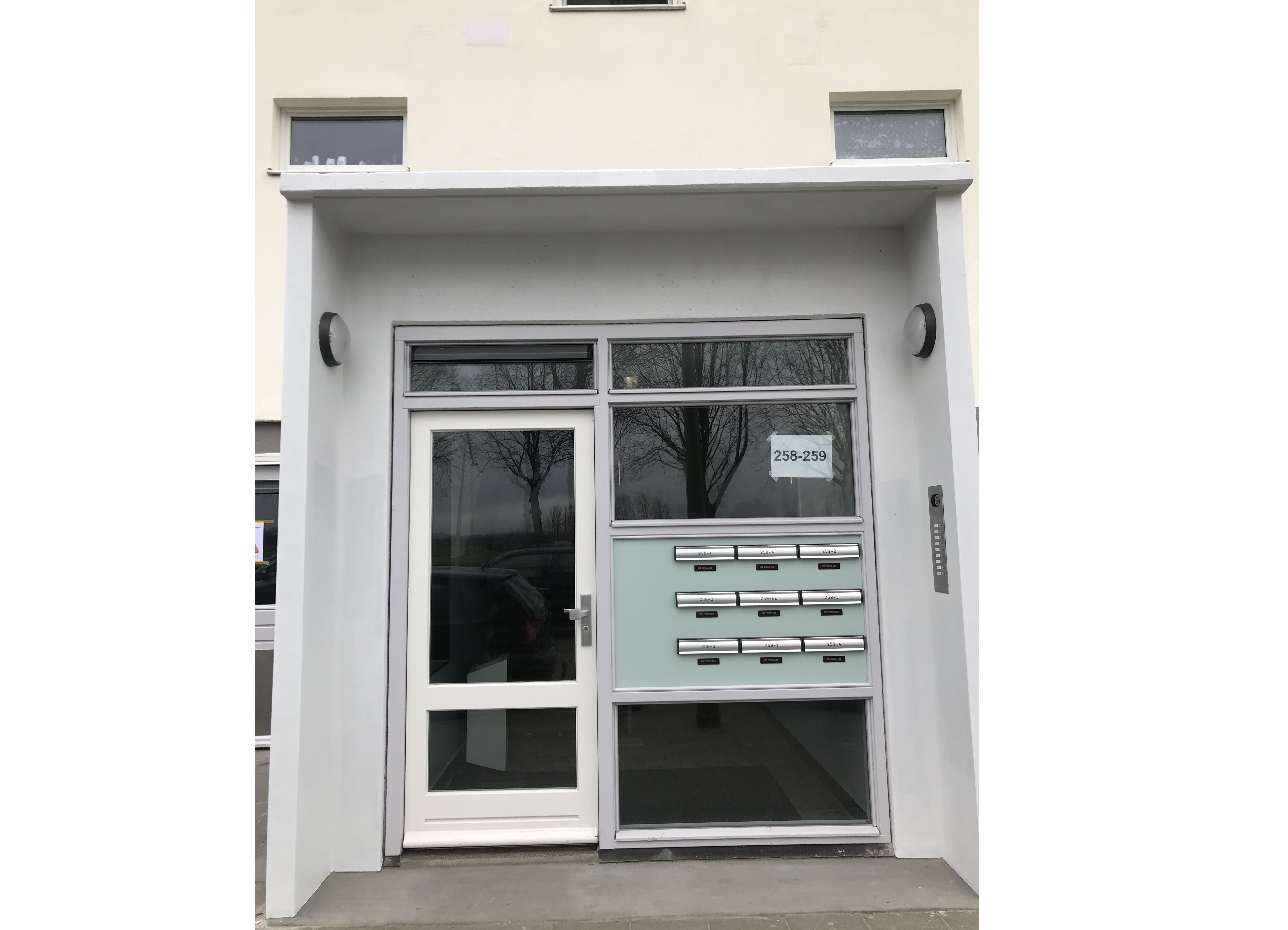 Het resultaat na de renovatie van de entree