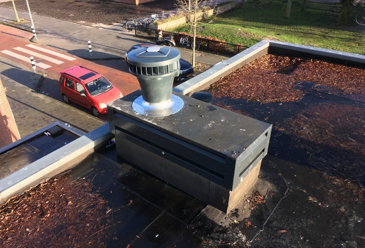 Ventilator op dak