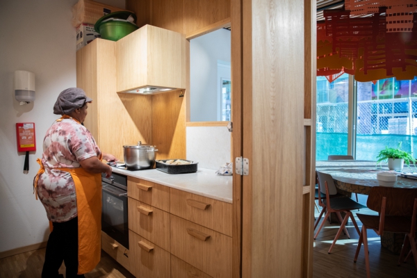 De gemeenschappelijke keuken