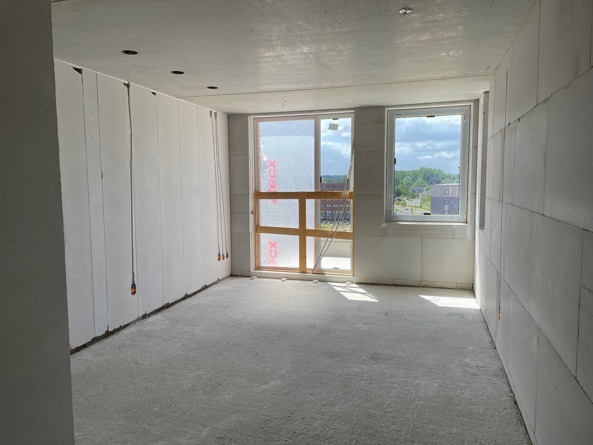 Een woning in de maak