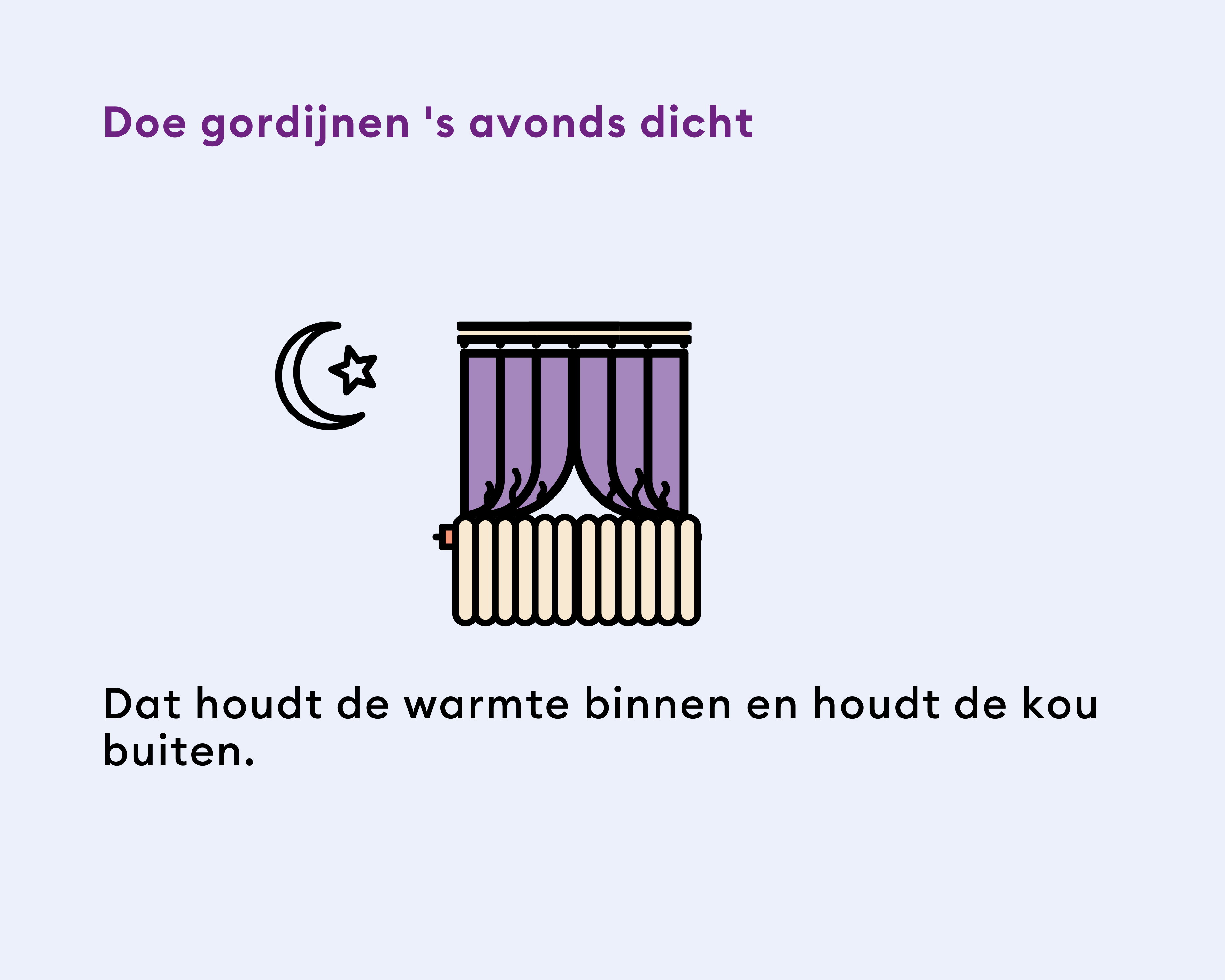 Gas Gordijn Avond Dicht (1)