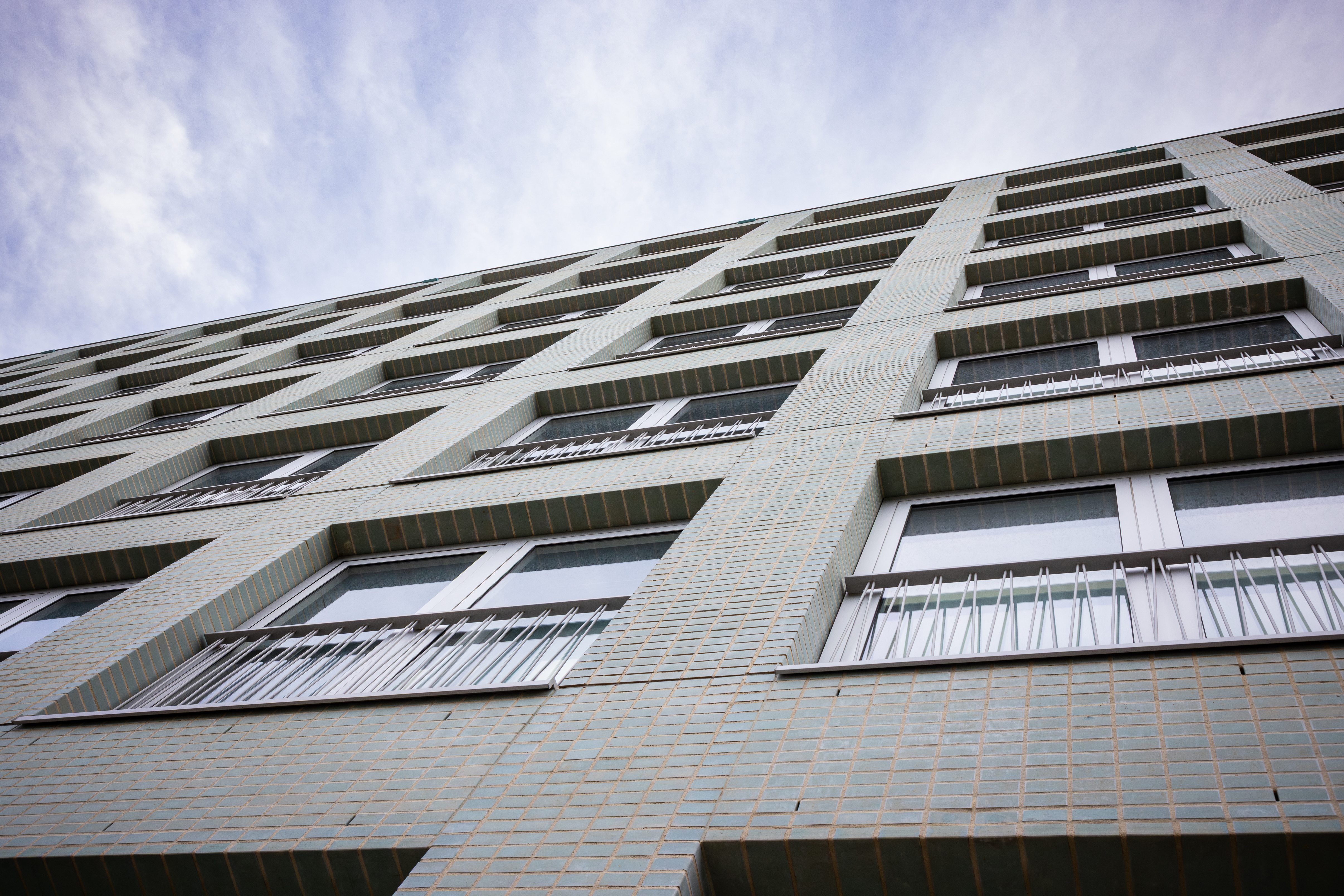 De groene gevel van Octavia Hill 