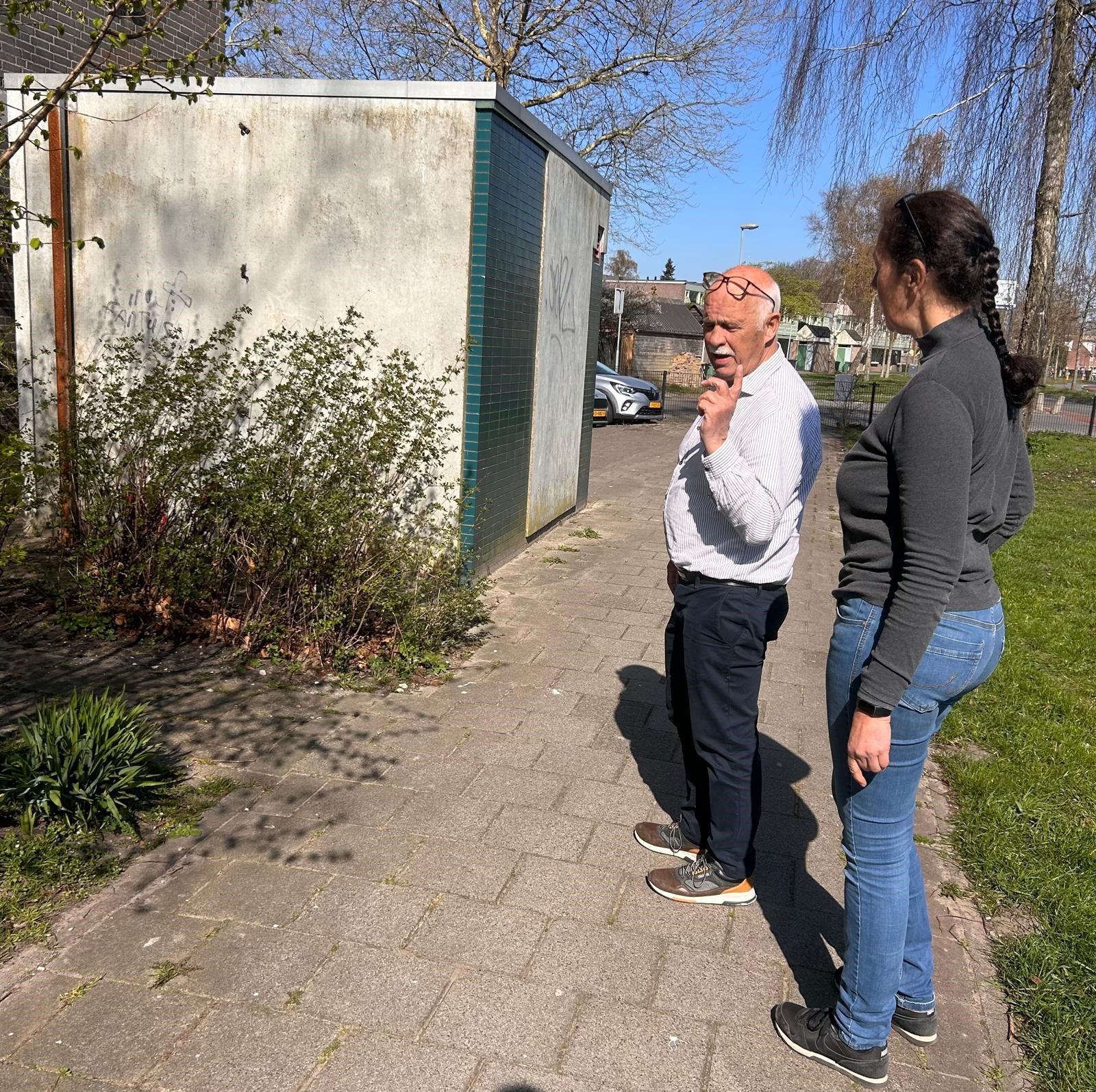 Wim en Yvonne van bewonerscommissie Pampus
