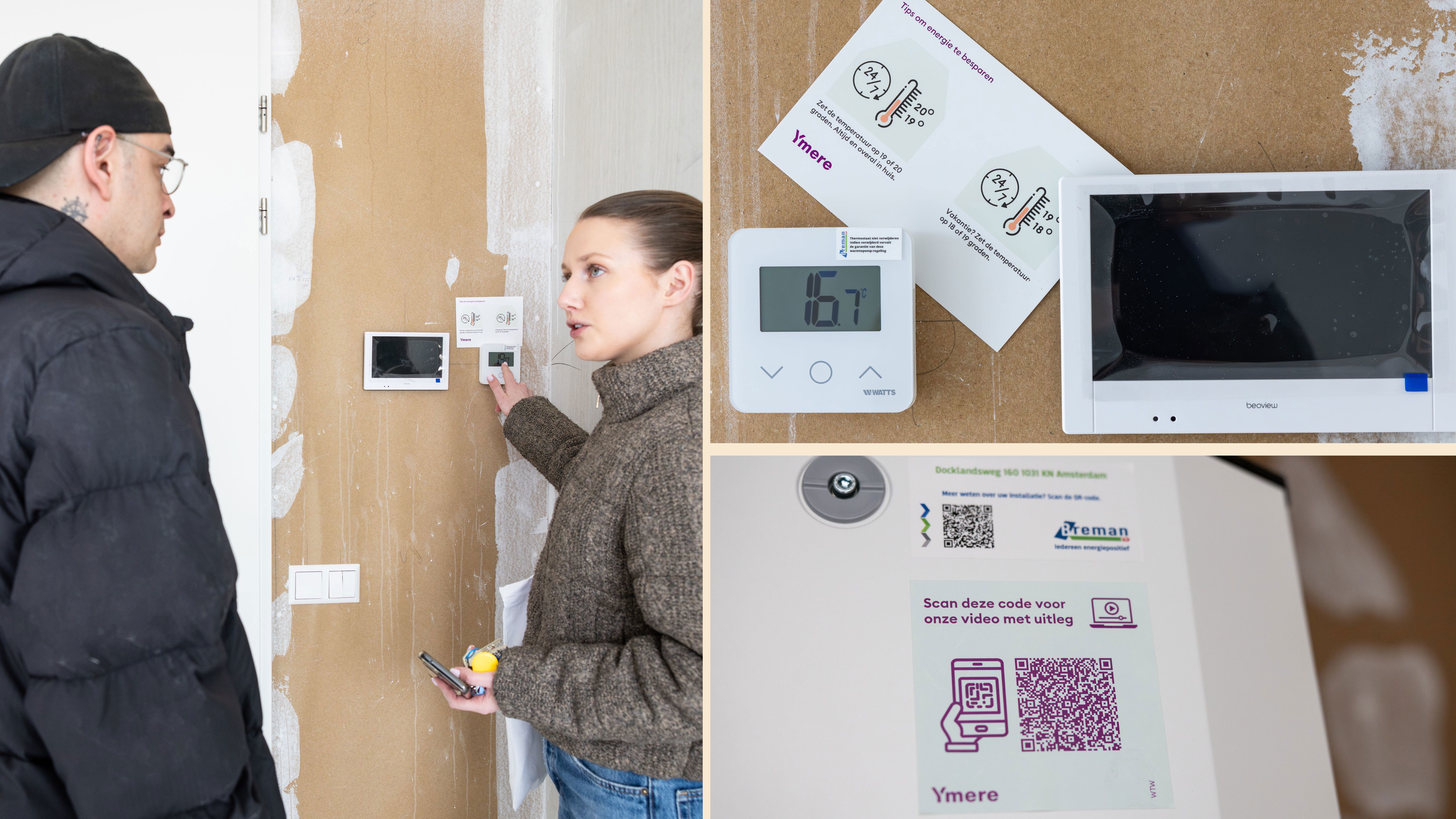 Bewoners krijgen informatie over het gebruik van de installaties