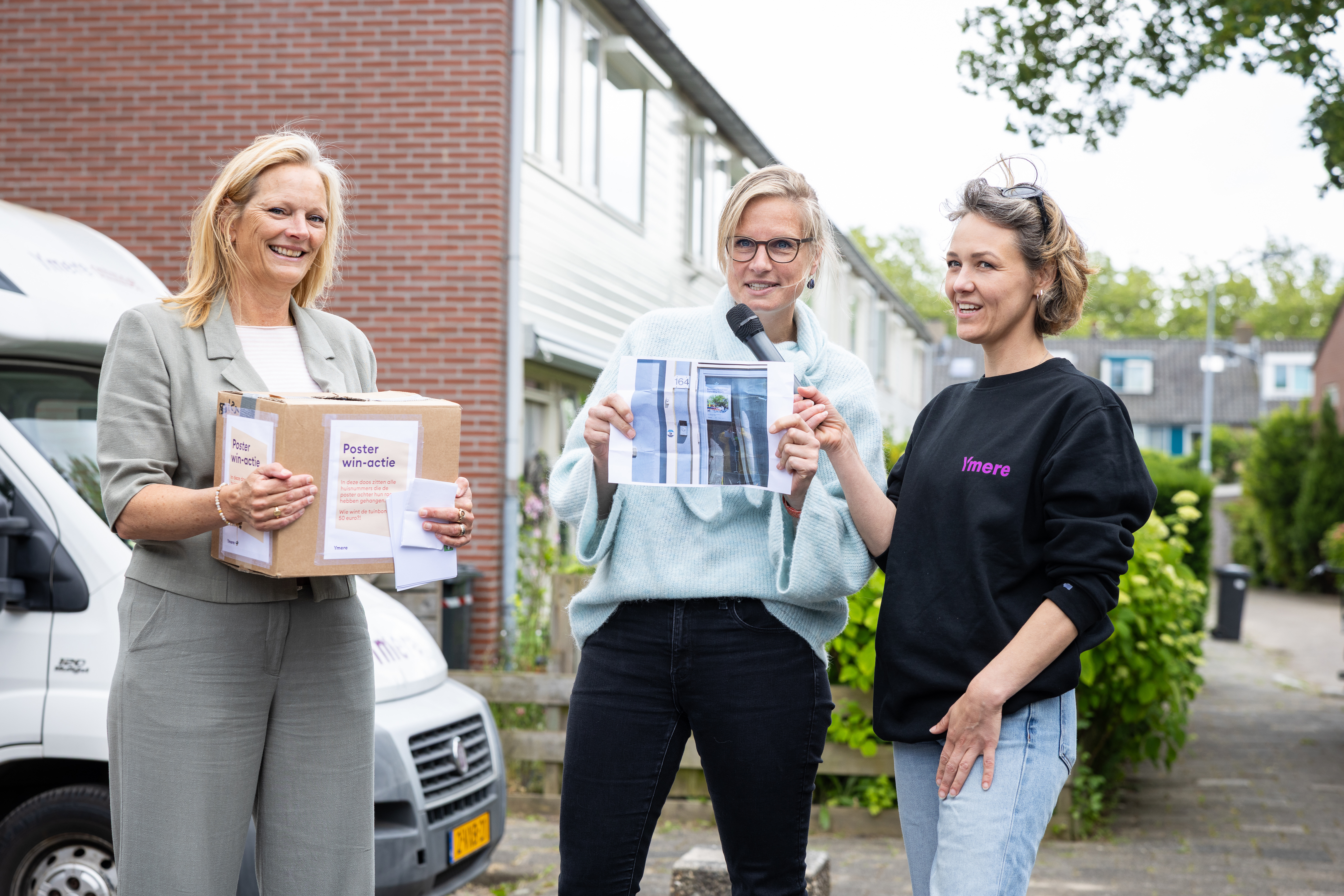 Wethouder Charlotte van der Meij opent de dag samen met Maartje Brand en Marjolein Dördregter