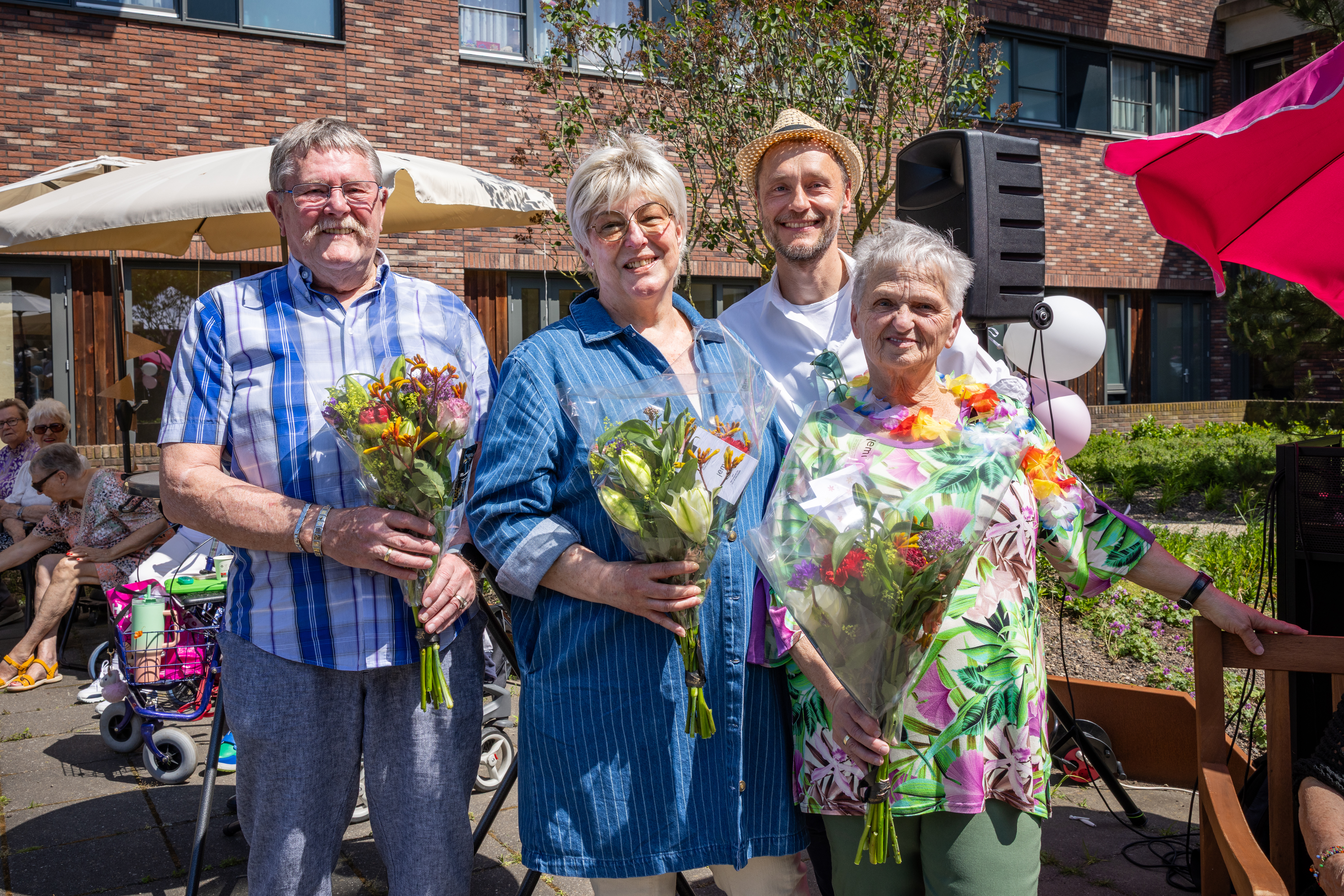 De bewonerscommissie organiseerde dit fantastische feest