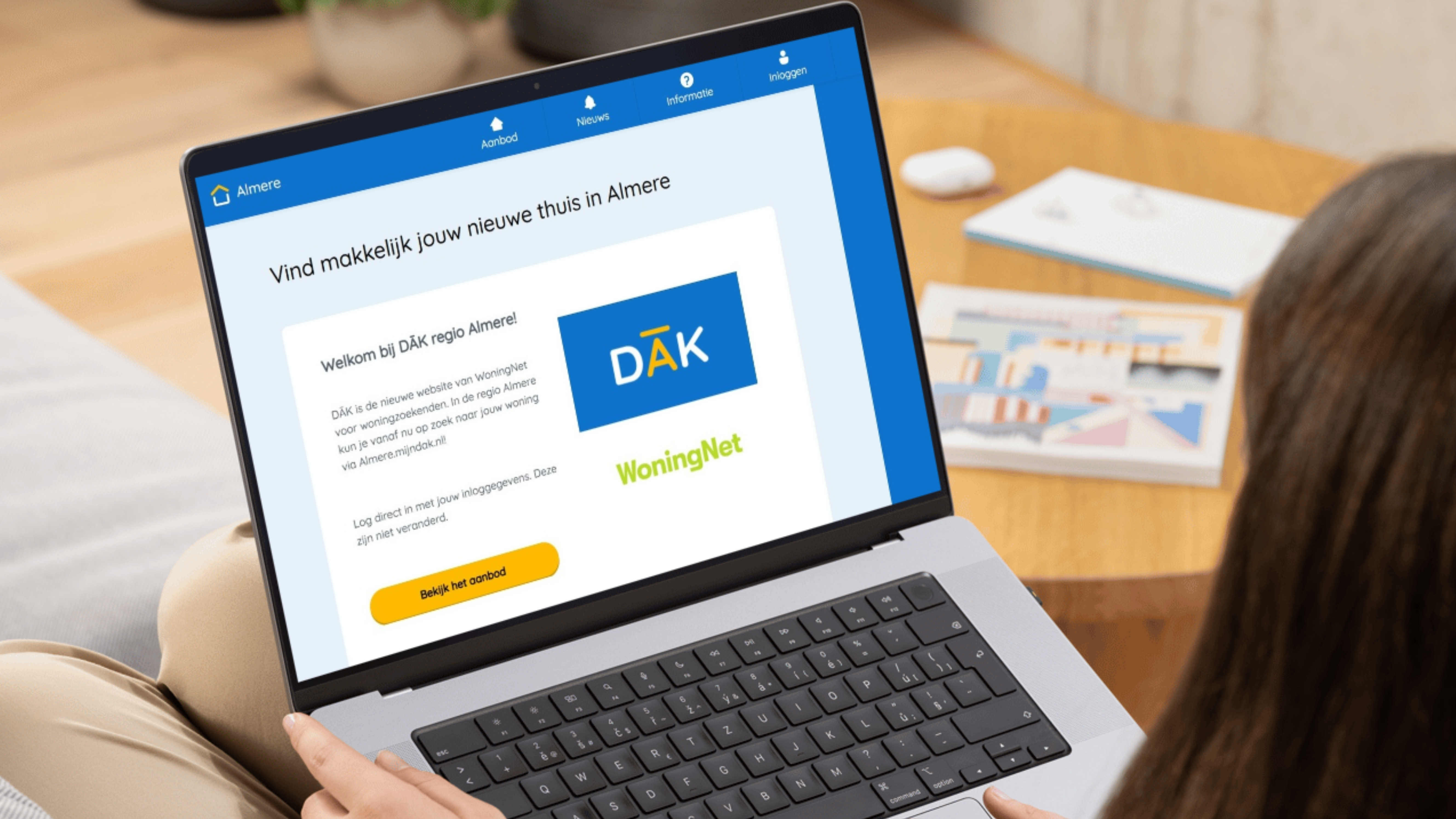 Laptop Met DAK Almere