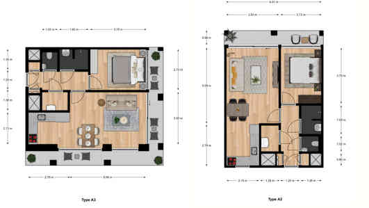 Woningtype A2 En A3