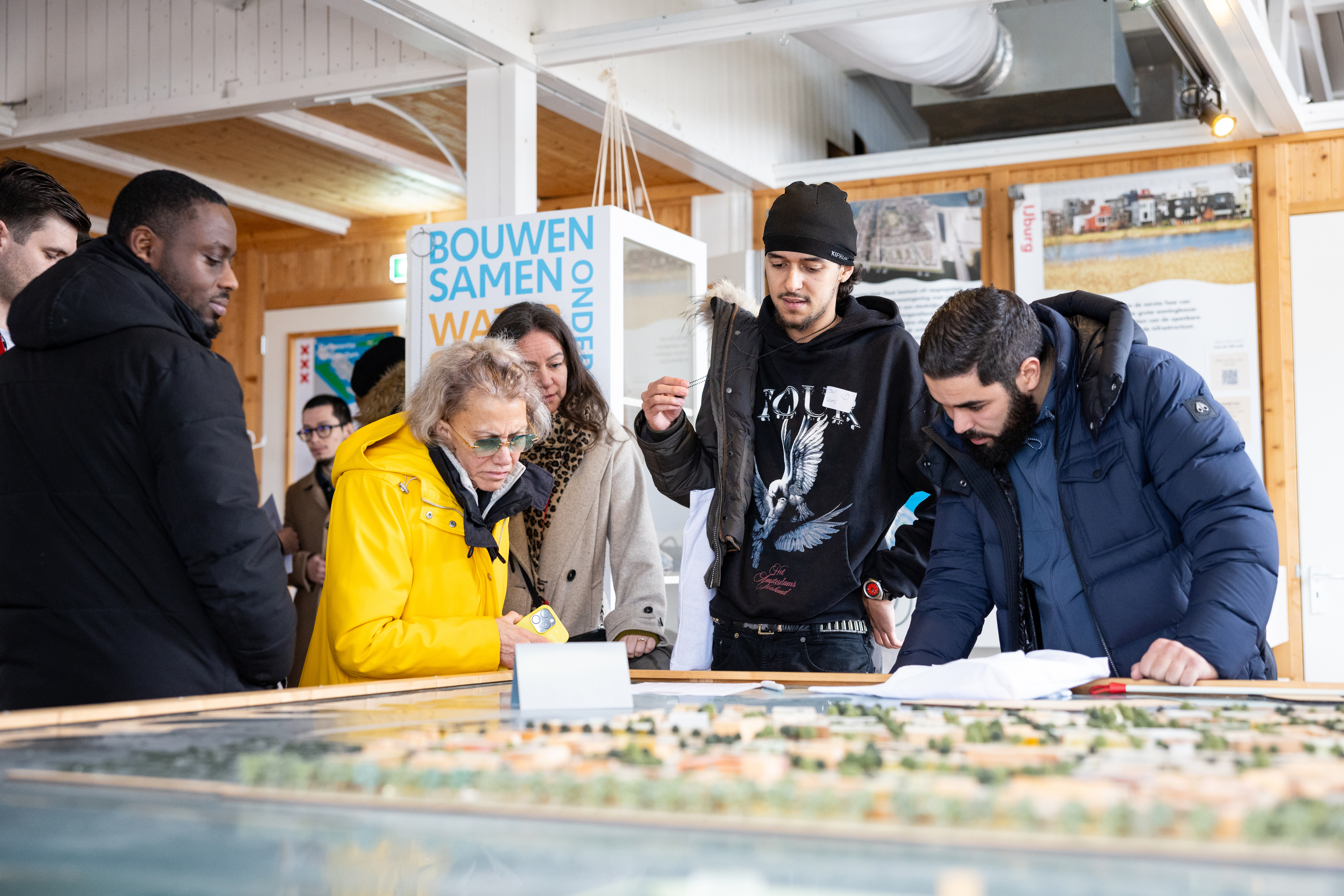 Plattegrond van het toekomstige Strandeiland