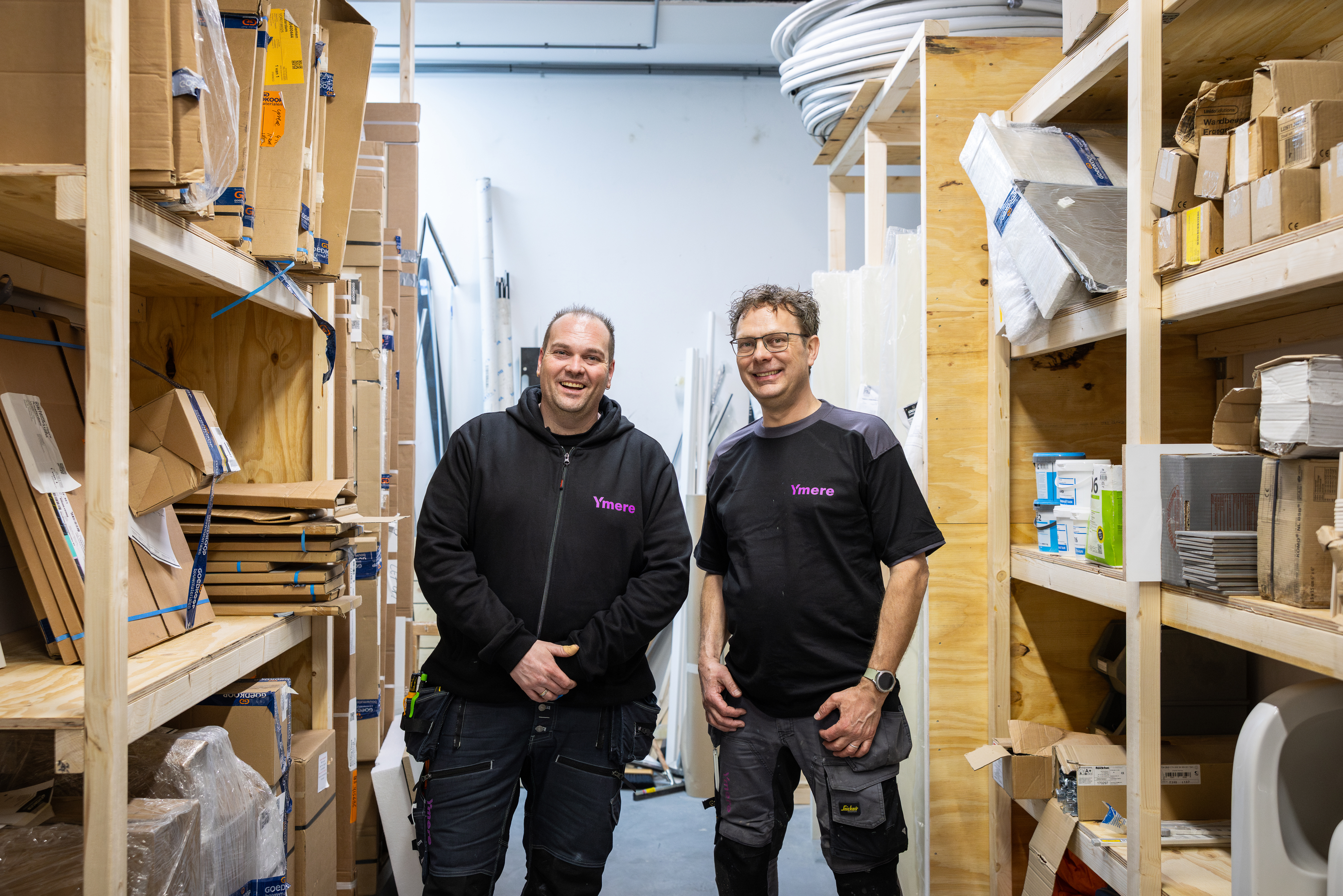 Ook zijn de servicemonteurs er 