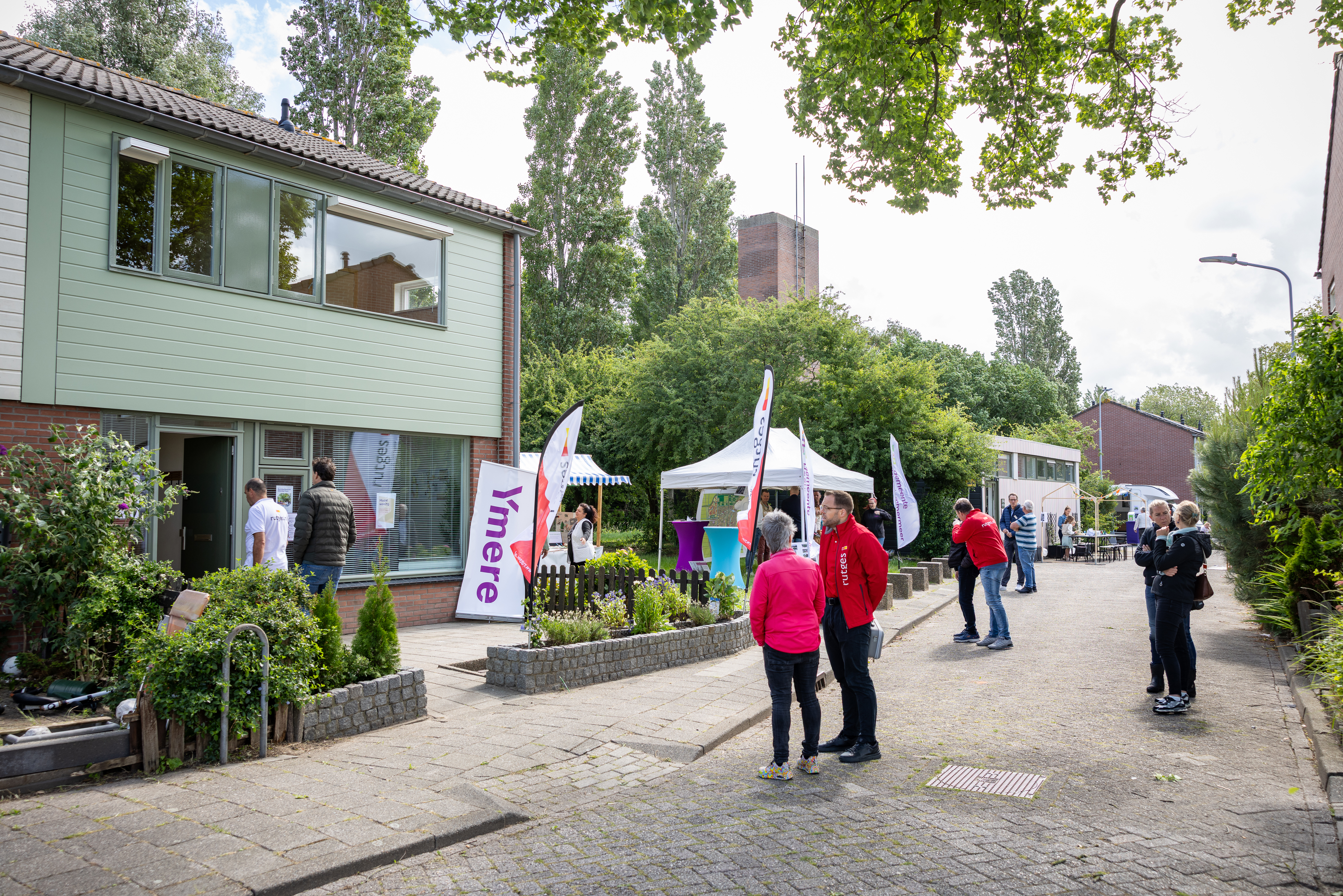 Er is een modelwoning