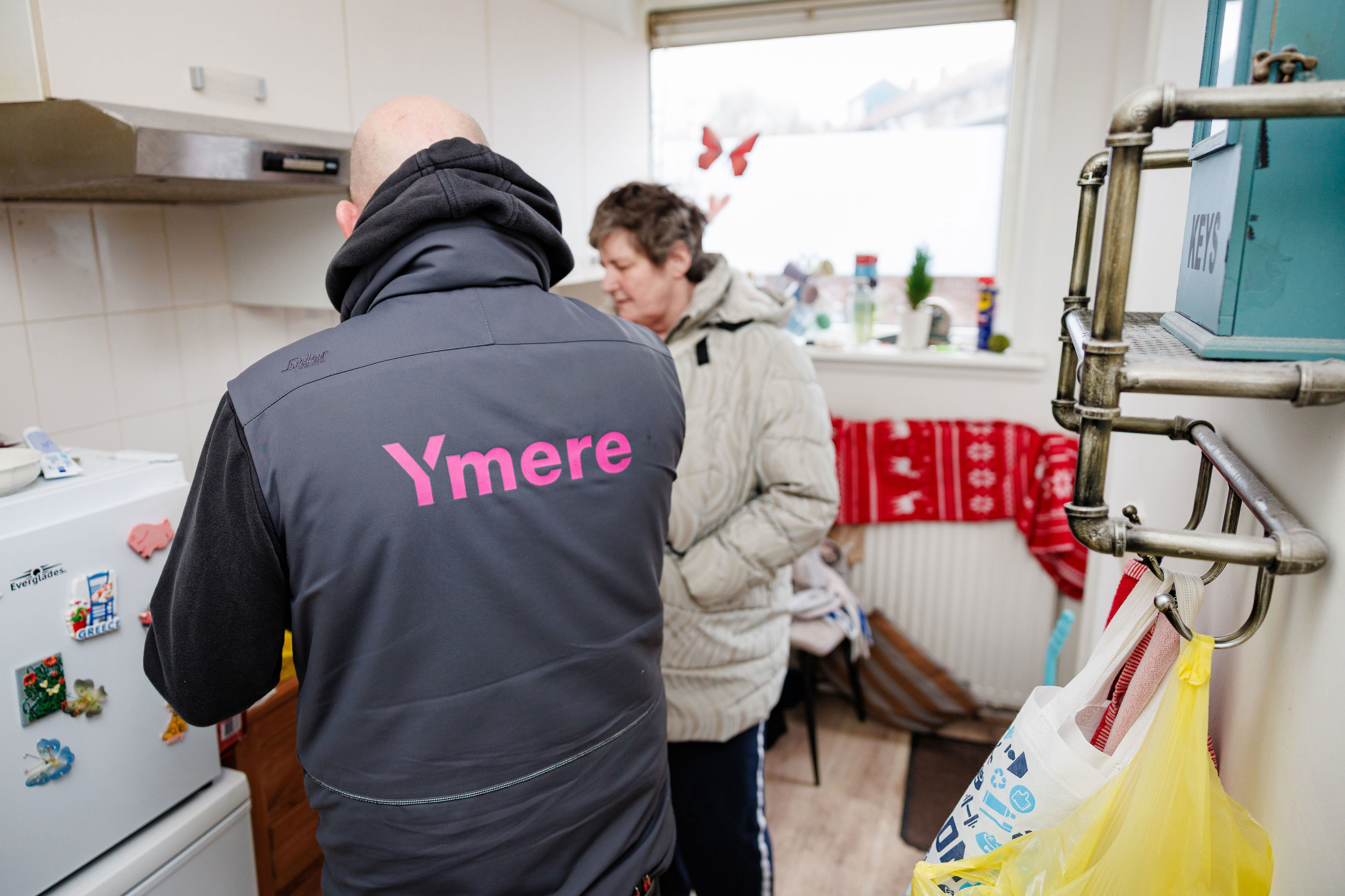 Reparatie in uitvoering