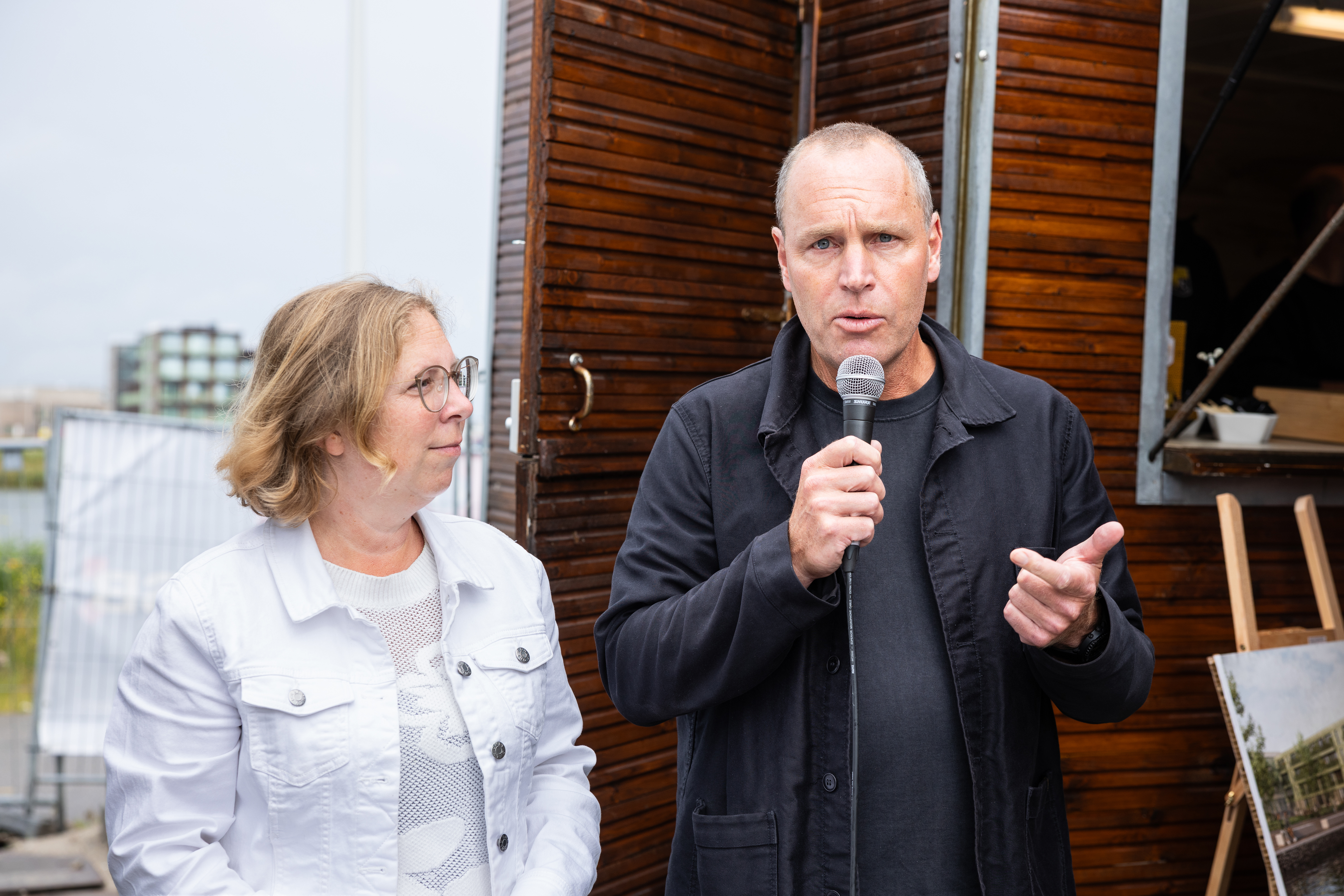 Lidewij van Bakel met Tonko Leemhuis, architect bij TONKO Architecten