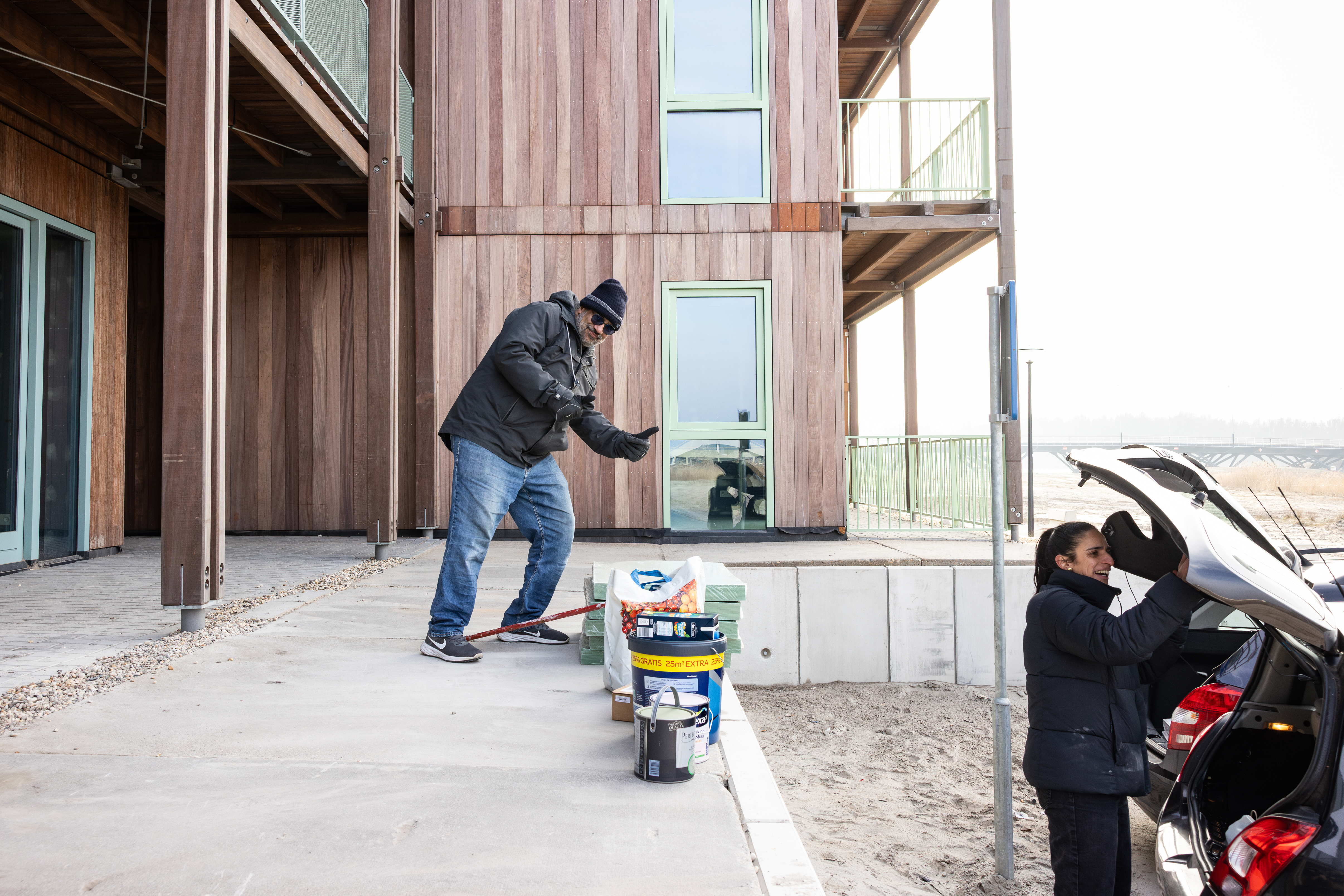 Ook de buren kregen de sleutel van hun woning