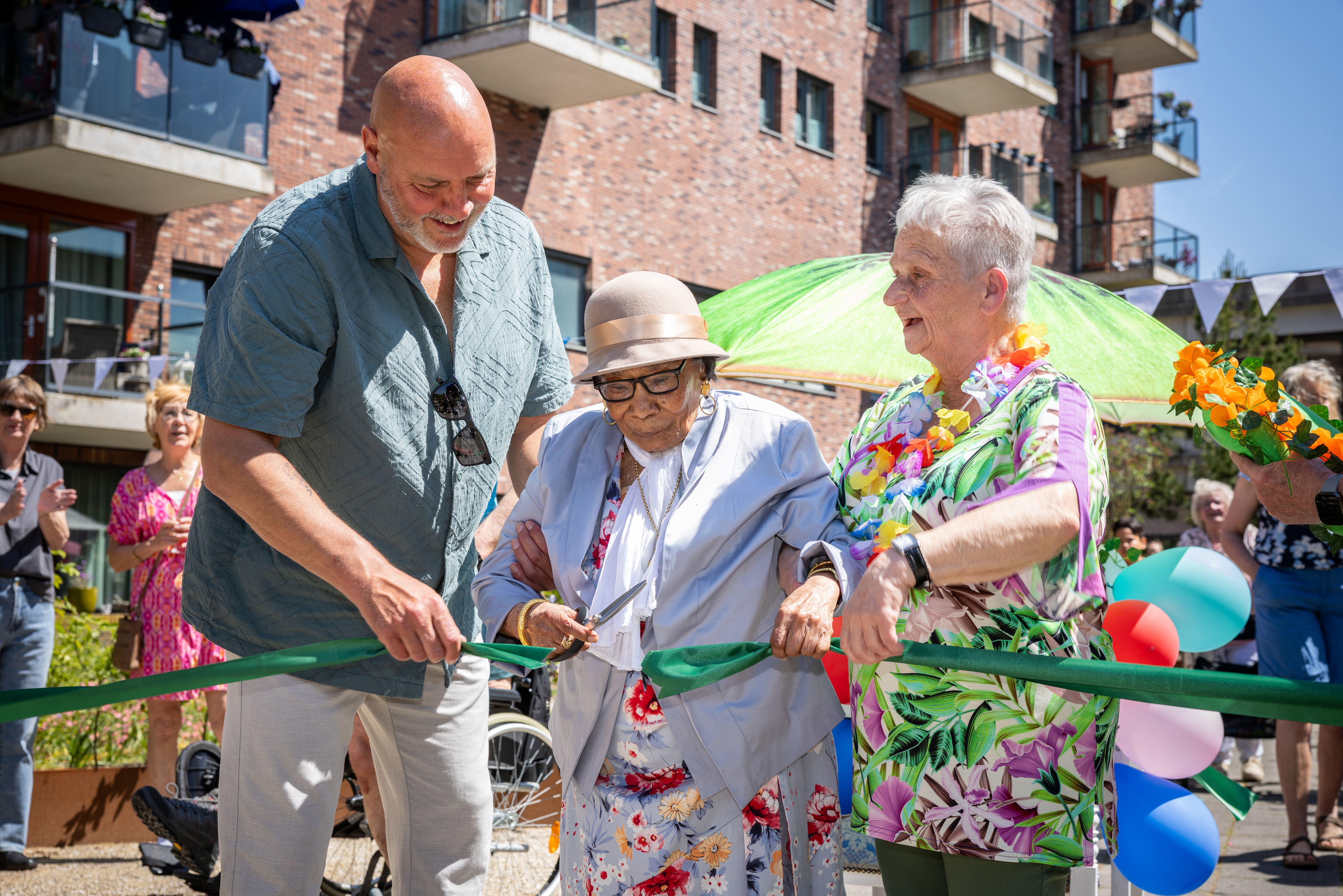Het moment is daar: de tuin werd officieel geopend