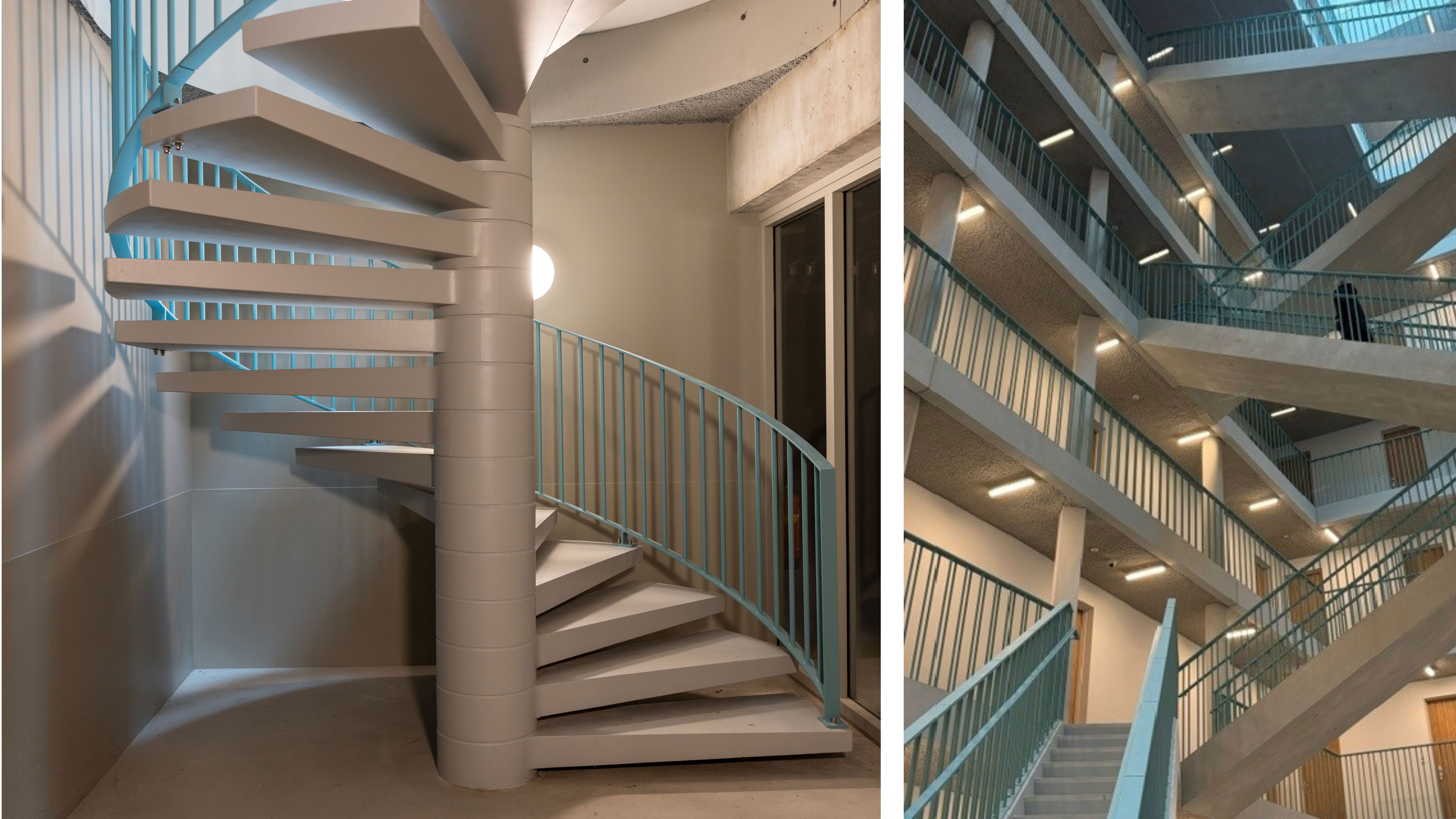 Een beeld van het atrium