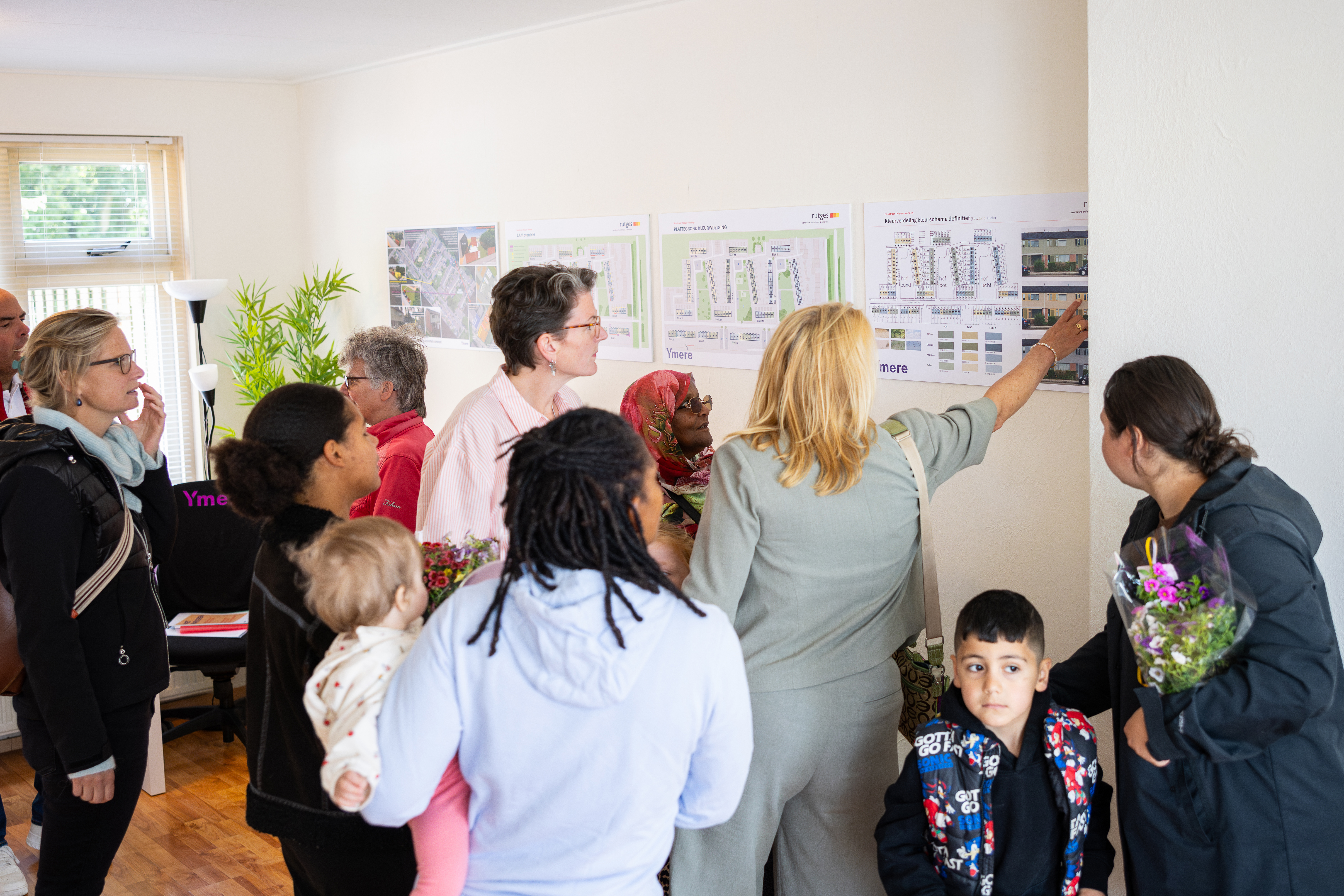 Er was veel interesse in de modelwoning